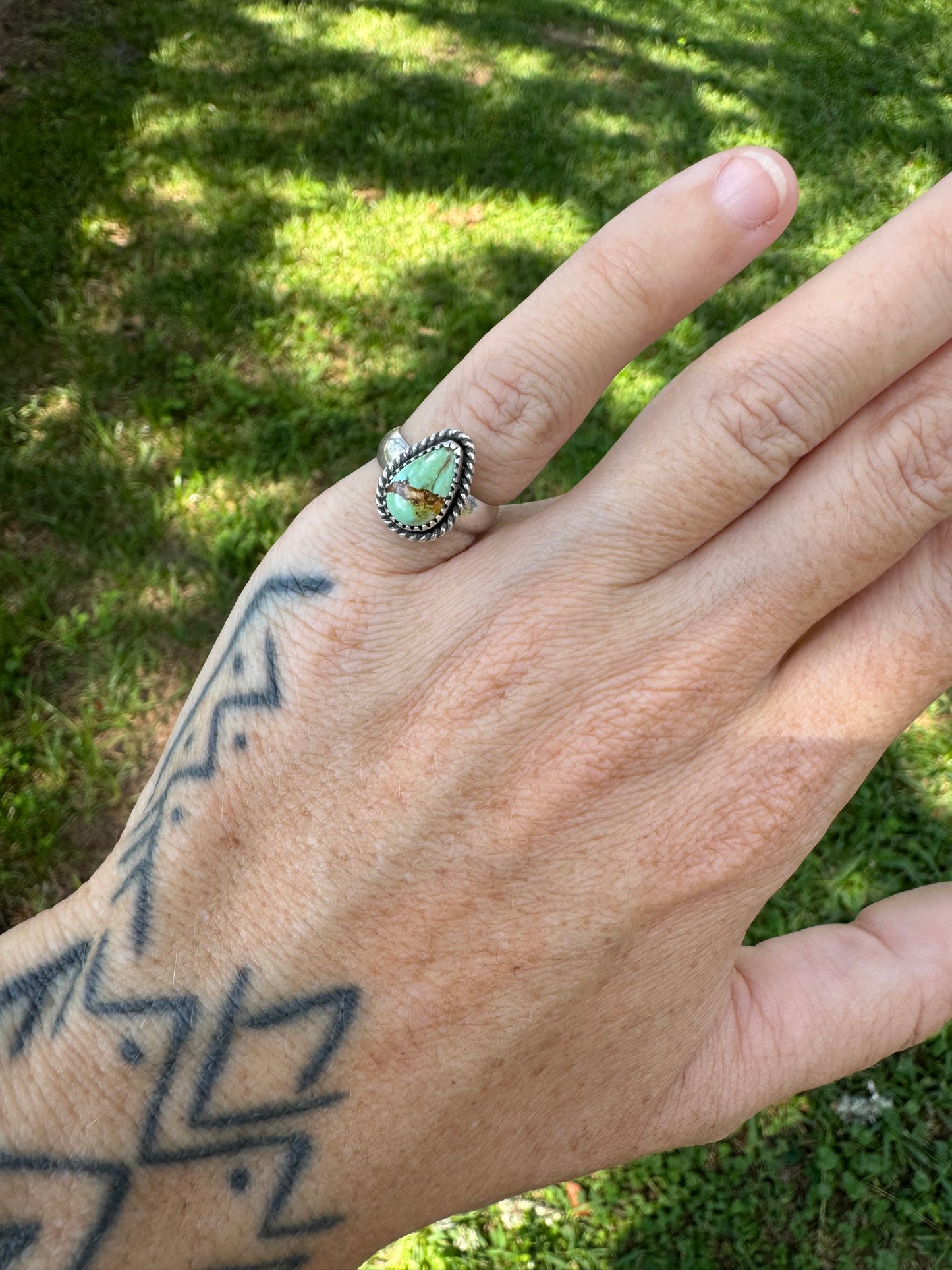 Emerald Valley Ring Size 3.75