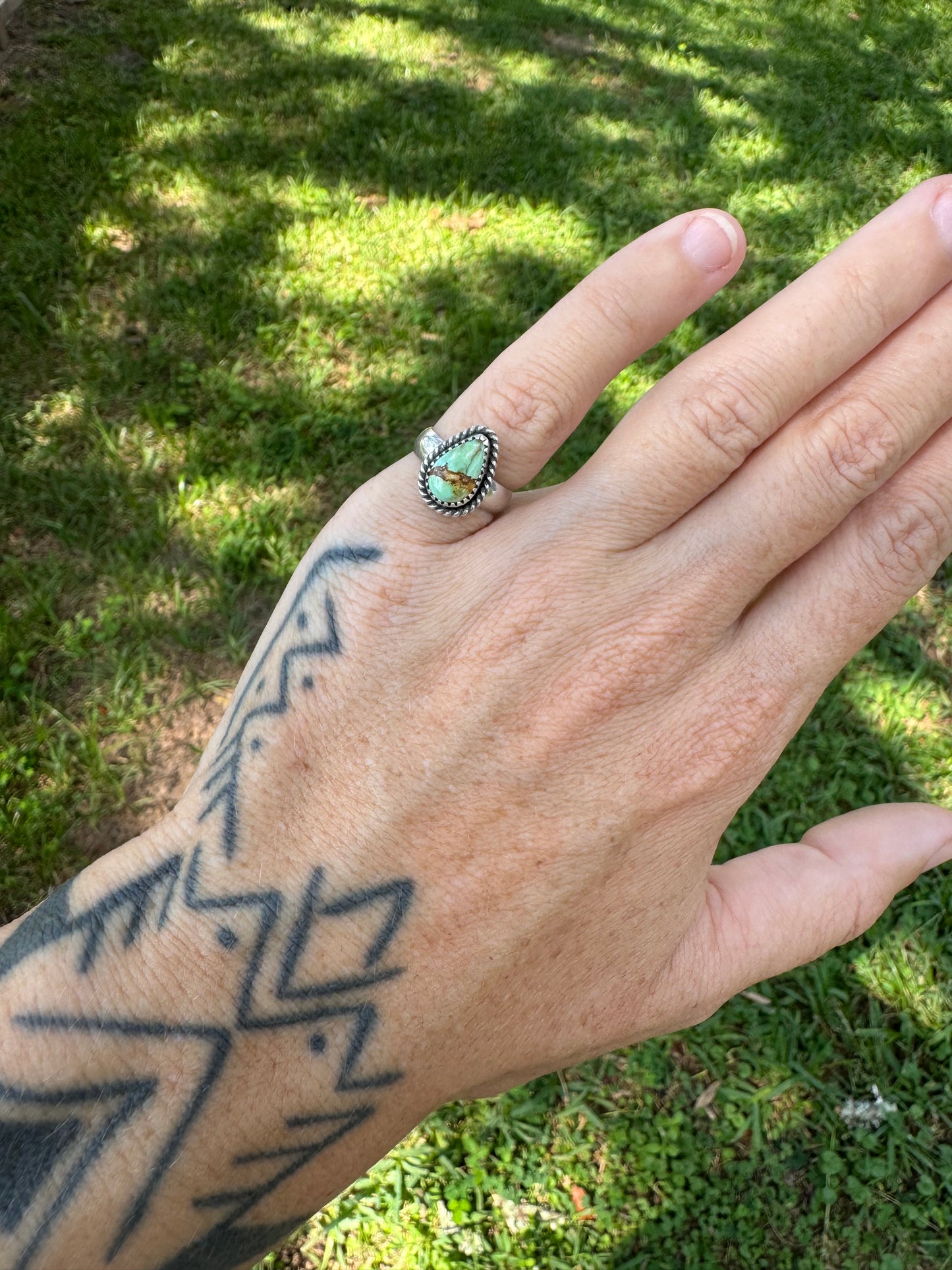 Emerald Valley Ring Size 3.75