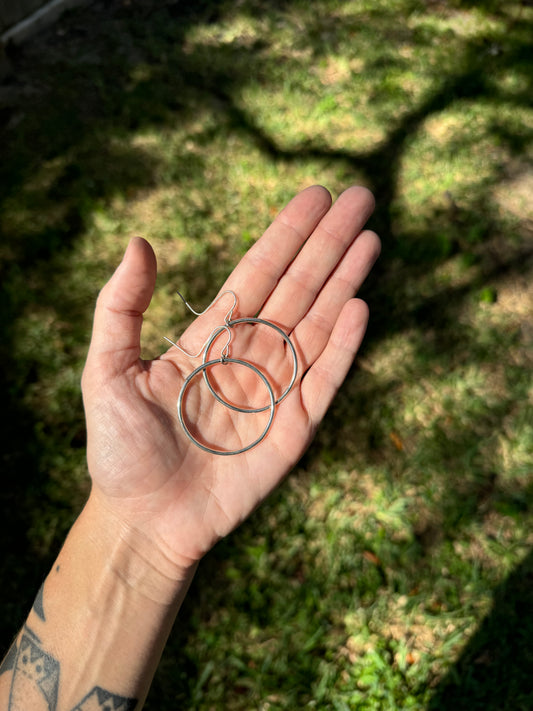 Sterling Silver Hoops